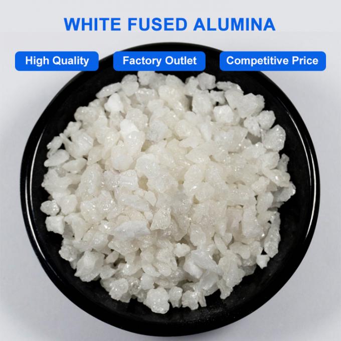 Tương thích với môi trường Độ tinh khiết cao màu trắng Alumina nóng chảy WFA 99% Oxit nhôm Corundum với bột Silicon Carbide 0