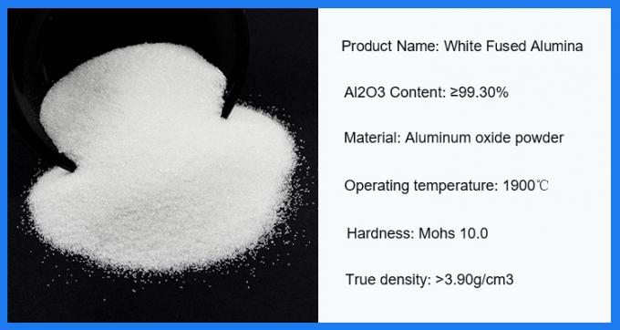 OEM Độ tinh khiết cao 98,8 % Al2O3 Bột phun môi trường nhôm White Fused Alumina cho ngành công nghiệp lửa mài 0