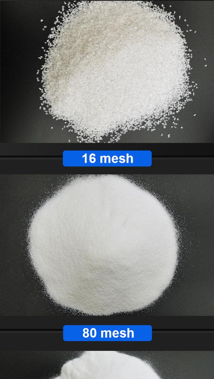 OEM Độ tinh khiết cao 98,8 % Al2O3 Bột phun môi trường nhôm White Fused Alumina cho ngành công nghiệp lửa mài 1