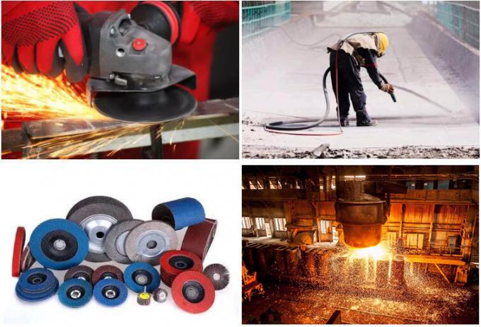 OEM Độ tinh khiết cao 98,8 % Al2O3 Bột phun môi trường nhôm White Fused Alumina cho ngành công nghiệp lửa mài 3