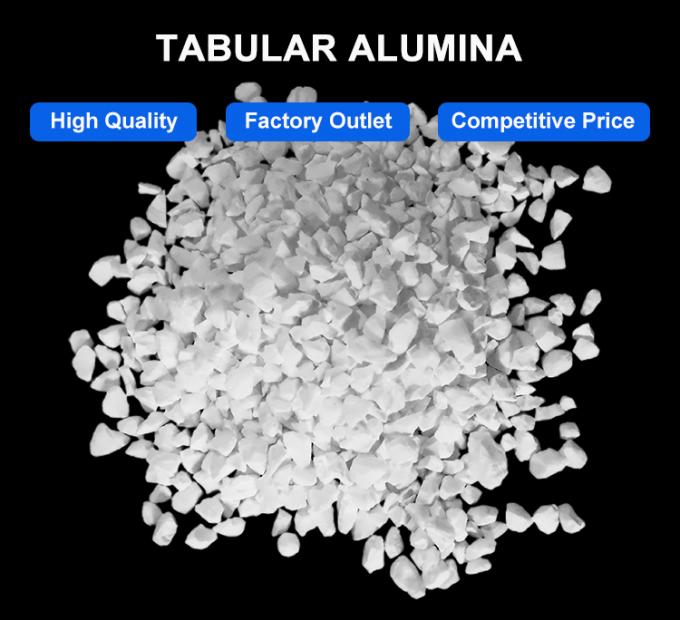 Chất liệu lửa Đồ bảng Corundum Alumina nóng chảy 99,5% Al2O3 Đồ bảng Alumina với giá nhà máy 0