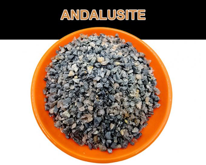 56-58% Al2o3 lửa Andalusite Giá 0-1mm 1-3mm 200mesh Các nguyên liệu thô lửa 0