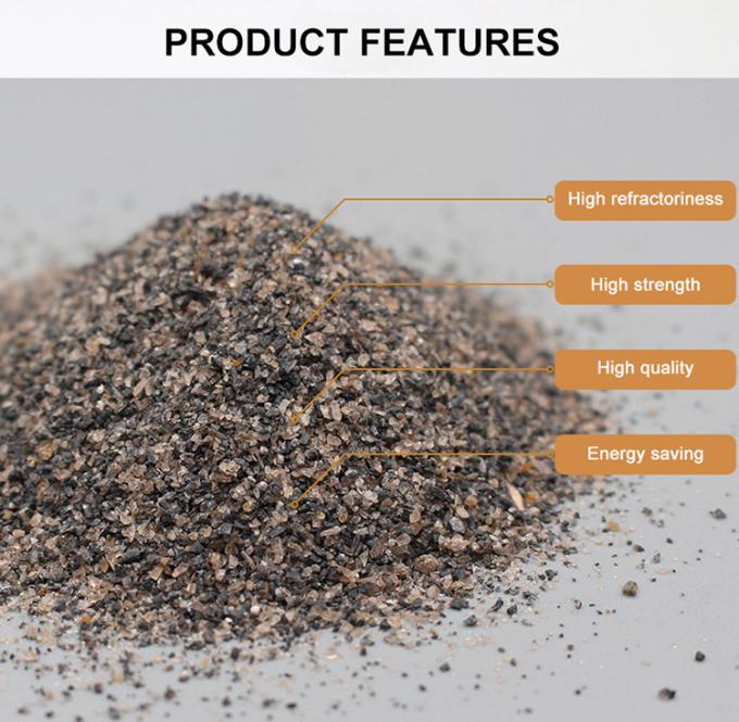 56-58% Al2o3 lửa Andalusite Giá 0-1mm 1-3mm 200mesh Các nguyên liệu thô lửa 1