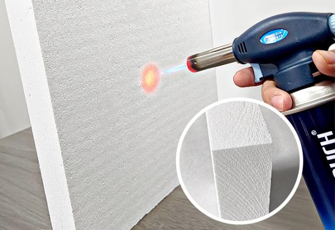 2000 độ tấm sợi gốm lửa tấm polycrystalline mullite sợi cho lò và lò vật liệu cách nhiệt 0