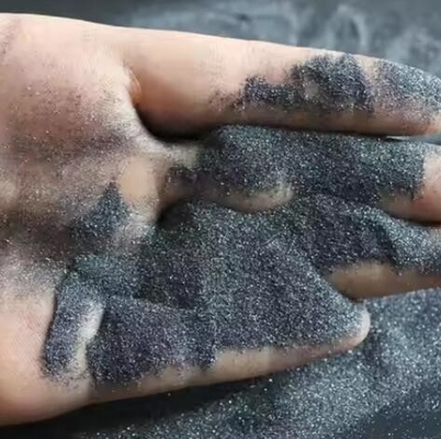 Nhiệt độ cao phản xạ khối Silicon Carbide Đen 98% SiC Silicon Carbide bột 200 Grit 400 Grit