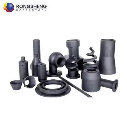 Rongsheng SiSiC RBSiC SiC Nitride Bonded Silicon Carbide Nozzle Burner Refractory cho lò công nghiệp