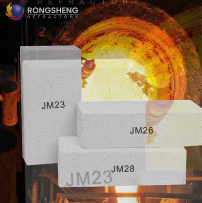 Rongsheng Jm23 Jm26 Jm28 Jm30 Gạch chịu nhiệt nhẹ Mullite Gạch chịu lửa chịu lửa cách nhiệt cho lò nung và nồi hơi