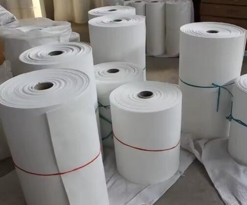 Bảo vệ nhiệt 1260c 1400c Dải niêm phong lửa giấy sợi gốm 3mm
