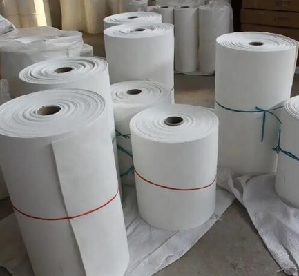 Nhà máy cung cấp 2mm 10mm vật liệu chống lửa vải sợi gốm gốm 1260c cách nhiệt giấy vải gốm
