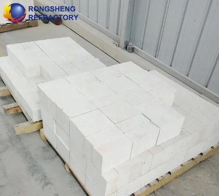 Vật liệu chống cháy cao cấp đúc hợp kim zirconia corundum gạch điện đúc chống cháy azs khối