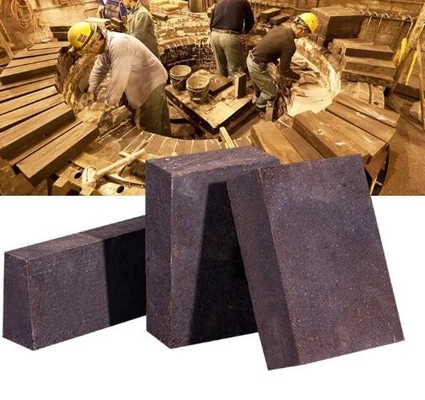 Chất nung Magnesia Chrom Brick High Temperature Fire Chrom-Magnesite Sintered Chrom-Magnesite cho lò lọc
