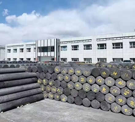 Rp Graphite Electrode Rod Hp150mm 250mm 350mm 450mm Arc Furnace Smelting Uhp Grade