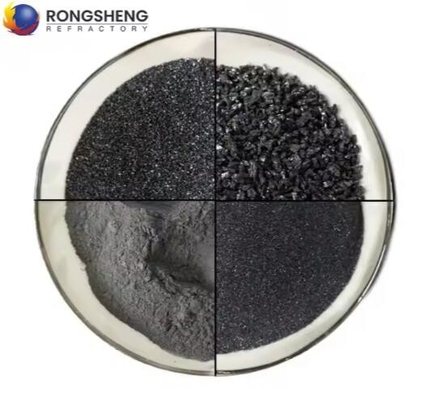 Bột Silicon Carbide màu xanh lá cây đen tinh khiết cao 98% 99% SIC Emery Carborundum Grit
