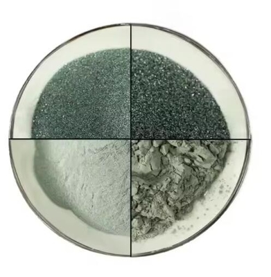 Black Green Silicon Carbide Powder 98% độ tinh khiết SiC Grit Bột mịn cho vật liệu luyện kim lửa