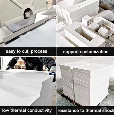 Aluminium silicate nhiệt độ cao cách nhiệt Ceramic Fiber Blanket 20mm 50mm Ceramic Fiber Thermal Insulation Board
