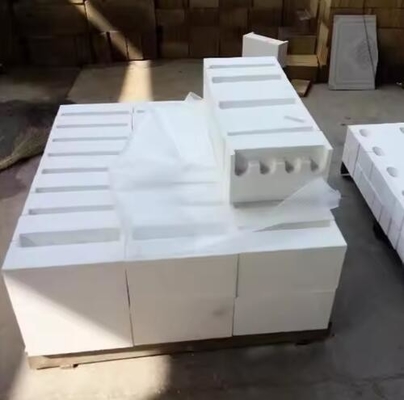 Alumina Bubble Refractory Brick 1800C Alumina Hollow Ball Insulating Brick Cho lò gốm