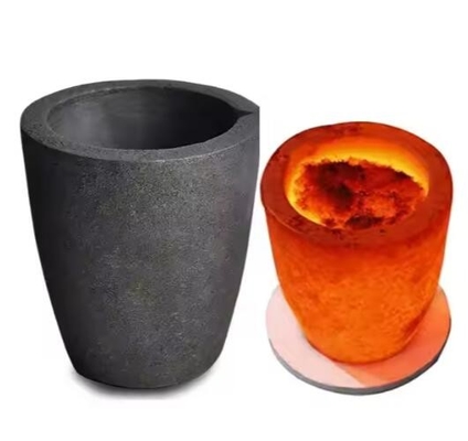 Nồi nóng chảy cảm ứng Sic Saggar Silicon Carbide Graphite Crucible để nóng chảy đồng nhôm vàng