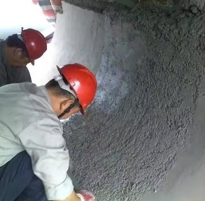 Sản xuất Al2O3-SiO2 Thành phần hóa học Kháng nhiệt Vật chất râm rập có thể đúc cho Eaf đáy lửa