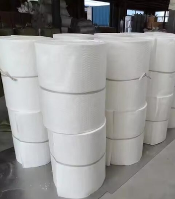 Vật liệu cách nhiệt lò nung 1260 Chăn sợi gốm 128kg/M3 160kg/M3 Chăn sợi silicat nhôm