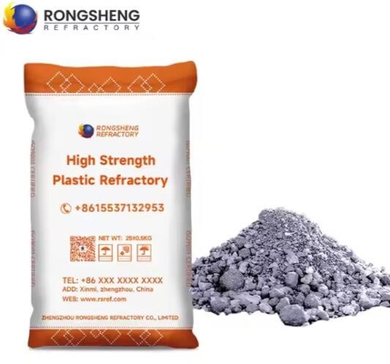 Chống mòn Corundum Mullite nhựa lửa đúc cho 1500C Nhiệt độ hoạt động tối đa trong nồi hơi và lò