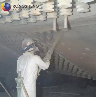 1800C Sức mạnh Alumina Gunning Mix vật liệu lửa cho lớp lót EAF với khả năng chống sốc nhiệt