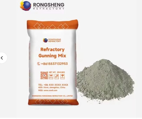 1800C Sức mạnh Alumina Gunning Mix vật liệu lửa cho lớp lót EAF với khả năng chống sốc nhiệt