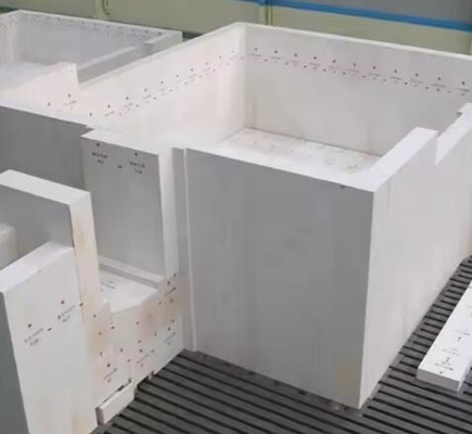 Giá nhà máy Nứt Zirconia Corundum Đồ gạch Azs Đồ gạch lửa cho lò kính