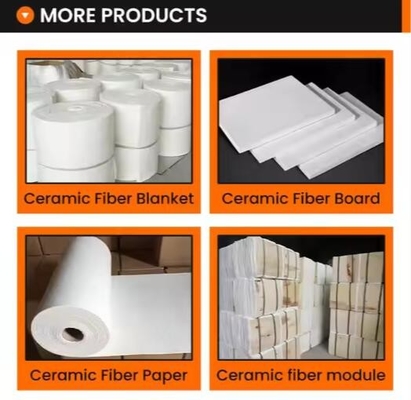 Chăn bằng sợi gốm len cách nhiệt cao khối lượng lớn 1260c 50mm 25mm dày Alumina silicate bọc kim