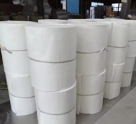 Chăn bằng sợi gốm len cách nhiệt cao khối lượng lớn 1260c 50mm 25mm dày Alumina silicate bọc kim