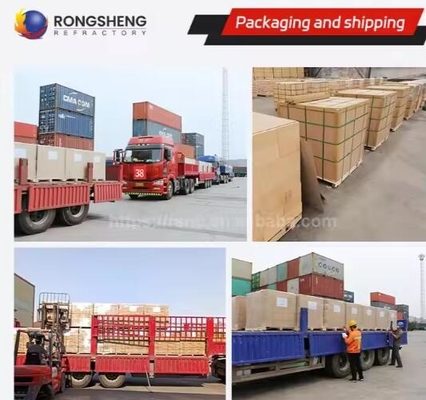 Chất lượng cao &amp; mật độ gạch nhôm lò lợp cao gạch nhôm chống lửa cho lò thép