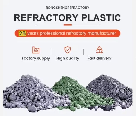 High Alumina Ceramic Plastic Refractory Mortar Zircon Chrome Corundum Áp dụng chống mòn nhựa chống cháy cho lò sưởi nóng