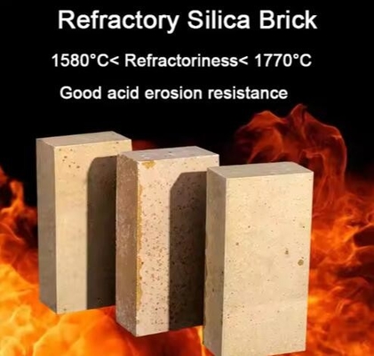 Đồ gạch cách nhiệt bằng silica dễ chịu nhiệt độ cao và chống ăn mòn