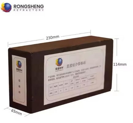 Độ tinh khiết cao 98% MgO Magnesite gạch lửa chết đốt cháy gạch Magnesia cho lò xi măng