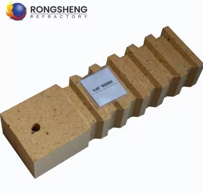 Công nghiệp lò treo lửa gạch Khả năng chống cú sốc nhiệt tuyệt vời Retractory cao nhôm gạch neo cho lò sưởi nóng