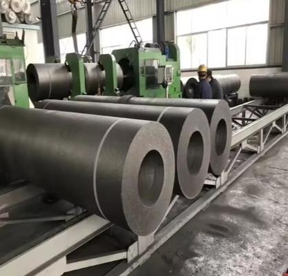 Điện cực graphite chất lượng cao Dia 100-750mm L1800-2700mm UHP HP RP Carbon Graphite cho Lò Eaf Lf