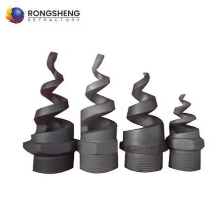 Rongsheng SiSiC RBSiC SiC Nitride Bonded Silicon Carbide Nozzle Burner Refractory cho lò công nghiệp
