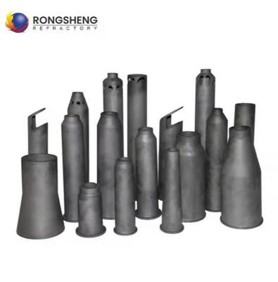 Rongsheng SiSiC RBSiC SiC Nitride Bonded Silicon Carbide Nozzle Burner Refractory cho lò công nghiệp