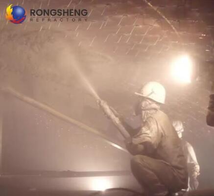 Lớp lót vỏ lửa vật liệu bắn súng Tundish Spray Lớp phủ bắn súng hỗn hợp Magnesia-Dựa trên Refractory sửa chữa khối lượng cho lò