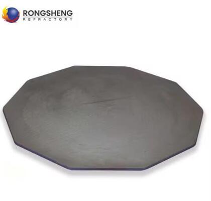 Rongsheng Refractory Nitride Bonded Silicon Carbide Kiln Furniture SiC Ceramic Slabs Aluminium Silicon Carbide Composite Plate