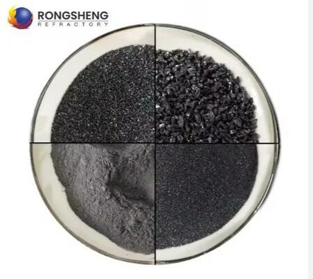 Độ tinh khiết cao 98,5% Sic bột Carborundum Grit Đen Xanh Silicon Carbide bột cho mài mòn và lửa