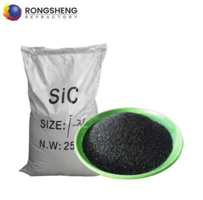 Độ tinh khiết cao 98,5% Sic bột Carborundum Grit Đen Xanh Silicon Carbide bột cho mài mòn và lửa