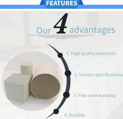 Rongsheng Alumina Cordierite Mullite Corundum Honeycomb Ceramic Regenerator Hiệu Suất Cao Cho Lò Nung Tái Sinh Nhiệt