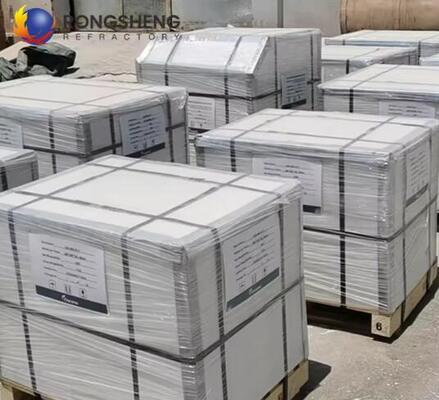 Mật độ cao AZS 33 AZS 36 AZS 41 khối đúc nóng nóng AZS Zirconia Corundum Brick cho lò nóng thủy tinh