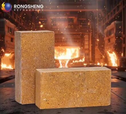 Đồ gạch magiê chịu nhiệt độ cao Khả năng chống sủi tuyệt vời Đồ gạch magnesia ngâm cho lớp lót lò thép