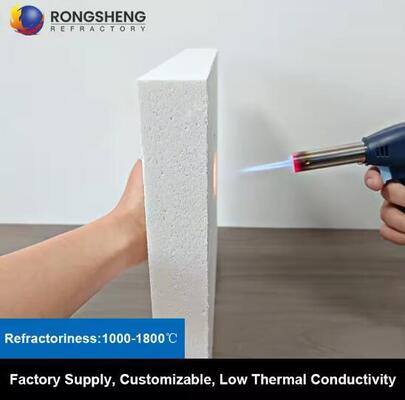 Lớp lót lò bếp nhôm silicate chống nhiệt 20mm 50mm 1260 1430 độ Inorganic Ceramic Fiber Insulating Boards