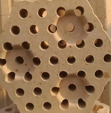 Gạch kiểm tra chịu lửa công nghiệp Gạch kiểm tra Alumina Silica cao cho bếp lò nóng và lò tái sinh