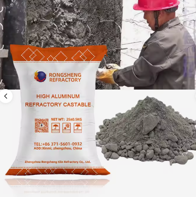 Năng lượng cao Rắn đúc cao nhôm thấp xi măng Rương công nghiệp rải rác