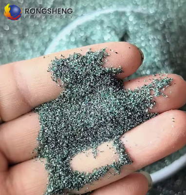 Độ Tinh Khiết Cao RONGSHENG Xanh Silicon Carbide Bột Mài Mòn Nhám 240 #360 # F1200 Độ Bền Cao 1900 Gốm Chịu Nhiệt