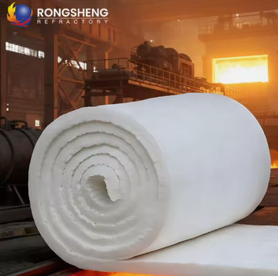 Lò Lò Lót Vật Liệu Cách Nhiệt Nhôm Silicate Chăn 10mm 25mm Độ Dày Cao Nguyên Chất Sợi Gốm Chăn Len