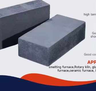 Đồ gạch lửa nhiệt độ cao SiC Silicon Nitride liên kết Silicon Carbide Đồ gạch cho lớp lót lò cao
